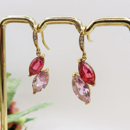 ROXANNE - Orecchini in ACCIAIO INOSSIDABILE a monachella con cubic zirconia