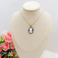VERSAILLES LUXE Collana Pendente con CAMMEO - ACCIAIO INOSSIDABILE e Cubic Zirconia