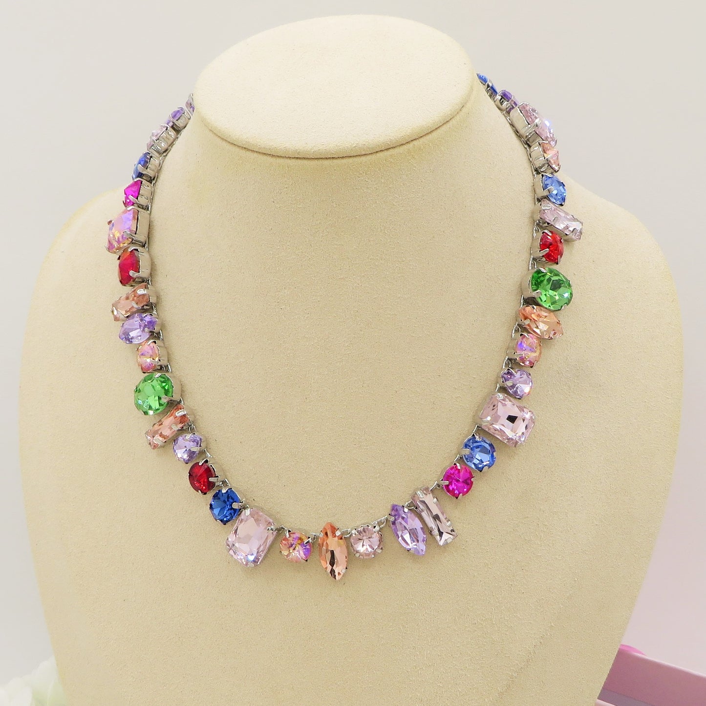 COLETTE ~ Collana con pietre sfaccettate LUCE COLLECTION