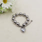 JOSIE Heart chiama angeli Bracciale  ~ Bracciale in ACCIAIO INOSSIDABILE con cuore bombè