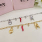 MEGA LUCKY - Bracciale con ciondoli scaramantici  ACCIAIO INOSSIDABILE