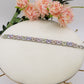 PEONY - bracciale tennis floreale con cubic zirconia RAINBOW