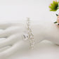 SACRED BIG HEART Bagnato Argento ~ ACCIAIO INOSSIDABILE Bracciale con pendente cuore