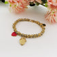 HUMAN HEART - Bracciale con cuore anatomico e nodini ACCIAIO INOSSIDABILE