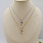 LIFE ROSE SHINE - ACCIAIO INOSSIDABILE- Collana con pendente ROSA in cubic zirconia