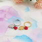 HUMAN HEART ~ Anello charms cuore anatomico rilievo in ACCIAIO INOSSIDABILE