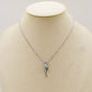 LIFE ROSE SHINE - ACCIAIO INOSSIDABILE- Collana con pendente ROSA in cubic zirconia
