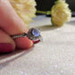 AMRITA ~ Anello regolabile in Tanzanite naturale