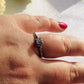 AMRITA ~ Anello regolabile in Tanzanite naturale