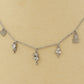 CANDY - ACCIAIO INOSSIDABILE - Collana con pendenti in cubic zirconia