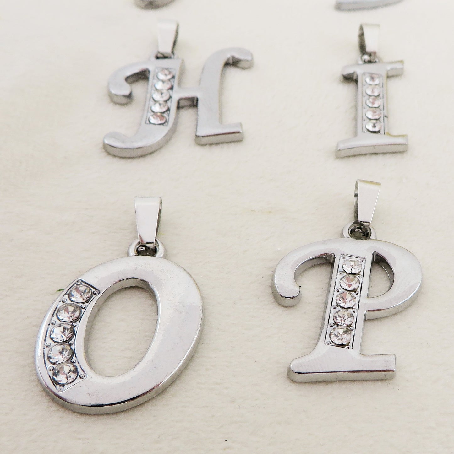 ENGLISH LUXURY INITIAL ~ Collana UNISEX maxi iniziale XL zirconata corsiva + catena diamantata o veneziana
