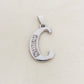 ENGLISH LUXURY INITIAL ~ Collana UNISEX maxi iniziale XL zirconata corsiva + catena diamantata o veneziana