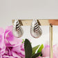 DROP striped - ACCIAIO INOSSIDABILE ~ Paio Orecchini goccia bombe'