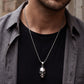 Collana pendente SKULL uomo ACCIAIO