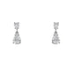 LORELEI - ACCIAIO INOSSIDABILE - Paia orecchini mini pendenti con cubic zirconia a forma di goccia
