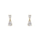LORELEI - ACCIAIO INOSSIDABILE - Paia orecchini mini pendenti con cubic zirconia a forma di goccia