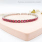 MAYA ~Rainbow-Bracciale tennis in Cubic Zirconia