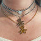 COCO ~ Collana Teddy orsetto in Acciaio Inossidabile e Cubic Zirconia