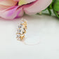 JENNY-Anello regolabile in Cubic Zirconia a forma di Cuore
