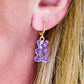 WINONA Hoops ~ Paio Orecchini mini cerchi con teddy colours
