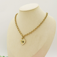 Cuore CRYSTAL - PERSONALIZZAMI ~ Collana in acciaio inossidabile + INCISIONE PERSONALIZZATA