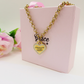 Cuore CRYSTAL - PERSONALIZZAMI ~ Collana in acciaio inossidabile + INCISIONE PERSONALIZZATA