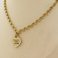 Cuore CRYSTAL - PERSONALIZZAMI ~ Collana in acciaio inossidabile + INCISIONE PERSONALIZZATA