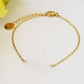 ANGEL Bracciale - ACCIAIO INOSSIDABILE- Bracciale con CUORE con ali in cubic zirconia