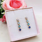 MURYEL Orecchini pendenti - ACCIAIO INOSSIDABILE ~ Orecchini pendenti tennis con cubic zirconia