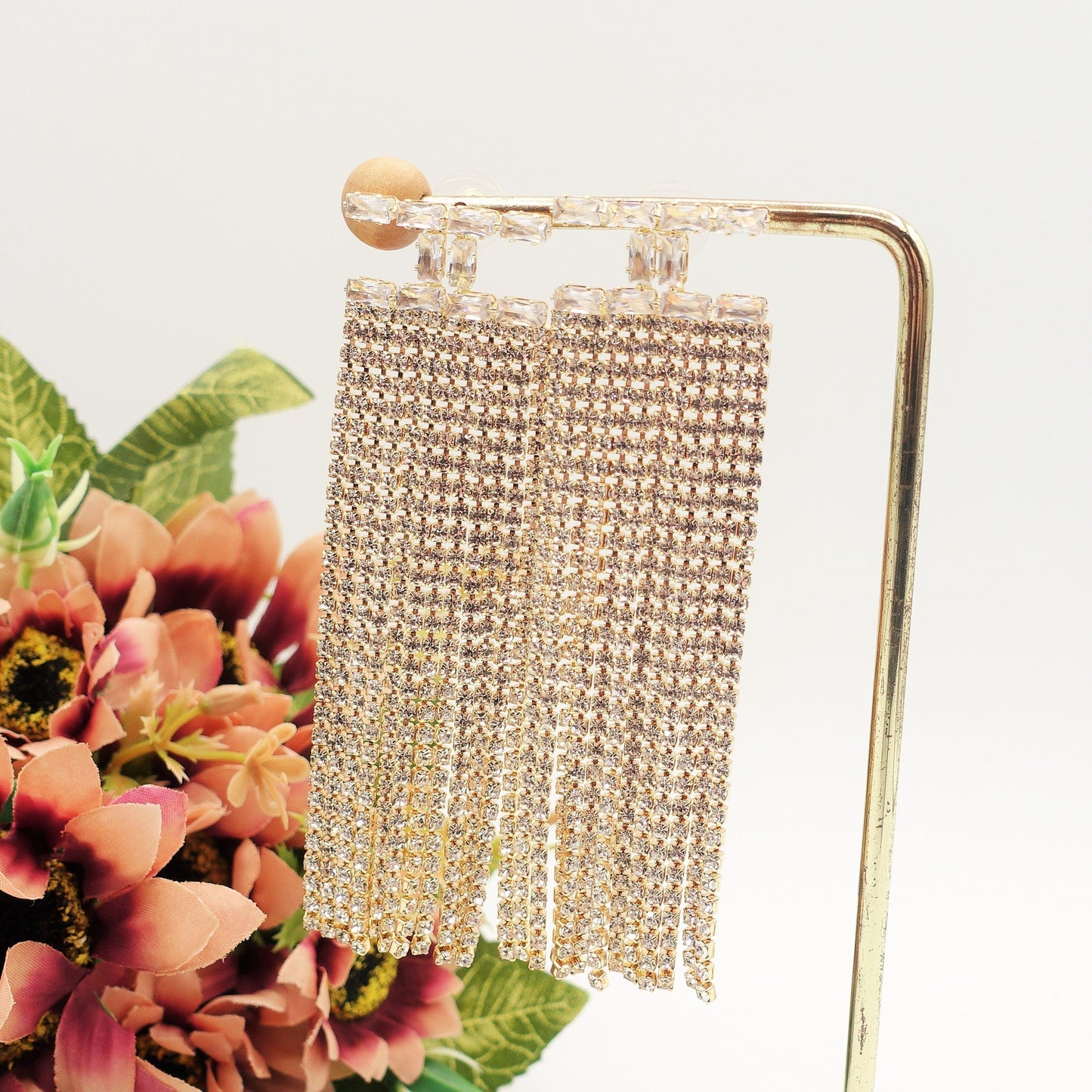 STELLA ~ Orecchini a cascata in Cubic Zirconia