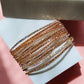 SELMA set - 12 bracciali elasticizzati in cubic zirconia