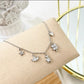 SWEET ~ Bracciale in ACCIAIO inossidabile con pendenti in cubic zirconia
