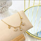 SWEET ~ Bracciale in ACCIAIO inossidabile con pendenti in cubic zirconia