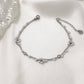 DAISY  Double ~ ACCIAIO INOSSIDABILE ~ Bracciale DOPPIO con fiori e cristalli