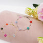 DAISY ~ ACCIAIO INOSSIDABILE ~ Bracciale con fiori e cristalli