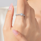 CHARLOTTE ~ ANELLO in ARGENTO 925 con cubic zirconia a cuore regolabile