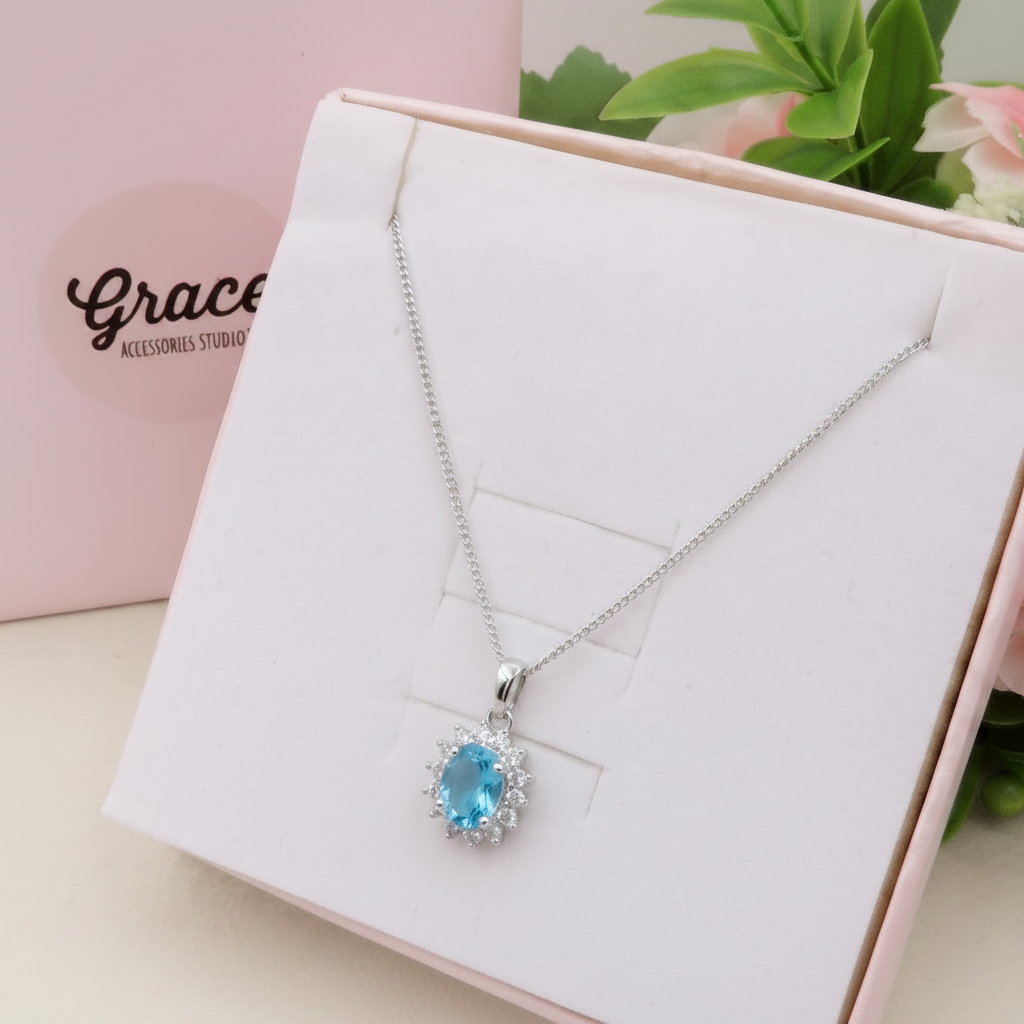 KATE - Collana con pendente cubic zirconia