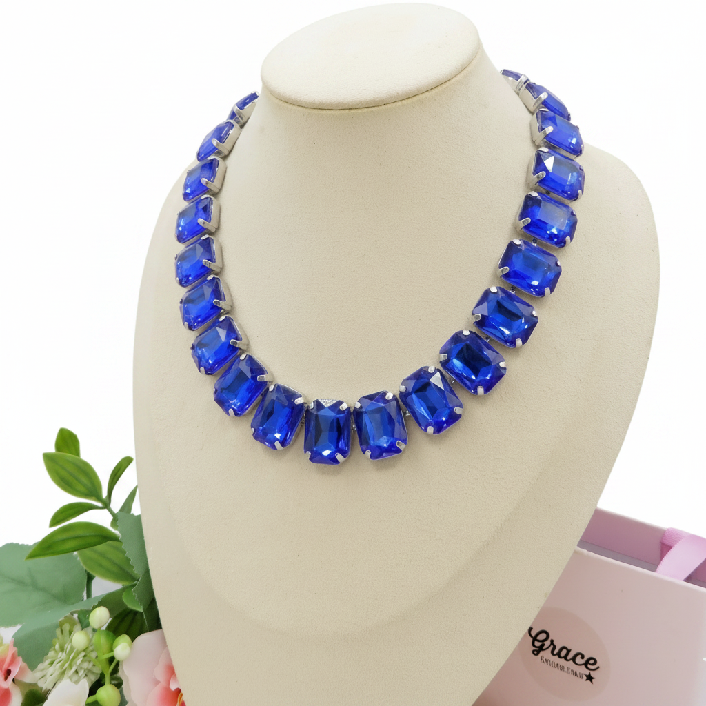 MARGOT collier con pietre sfaccettate - LUCE COLLECTION