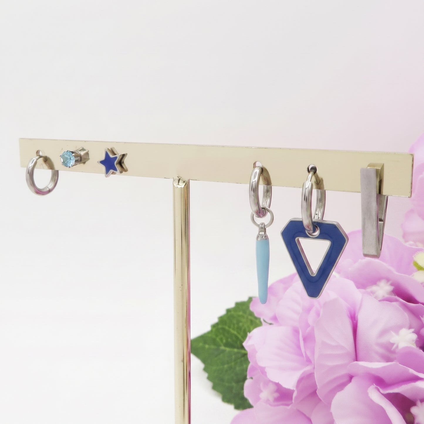 EVELYN Lucky COLOURS Set 6 orecchini - ACCIAIO INOSSIDABILE - 6 Orecchini pendenti