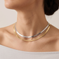ELEONOR ~ Collana girocollo Snake in ACCIAIO INOSSIDABILE