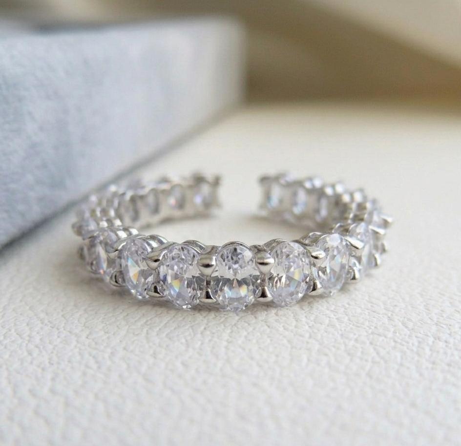 FELICITY RAINBOW - Anello regolabile in Cubic Zirconia
