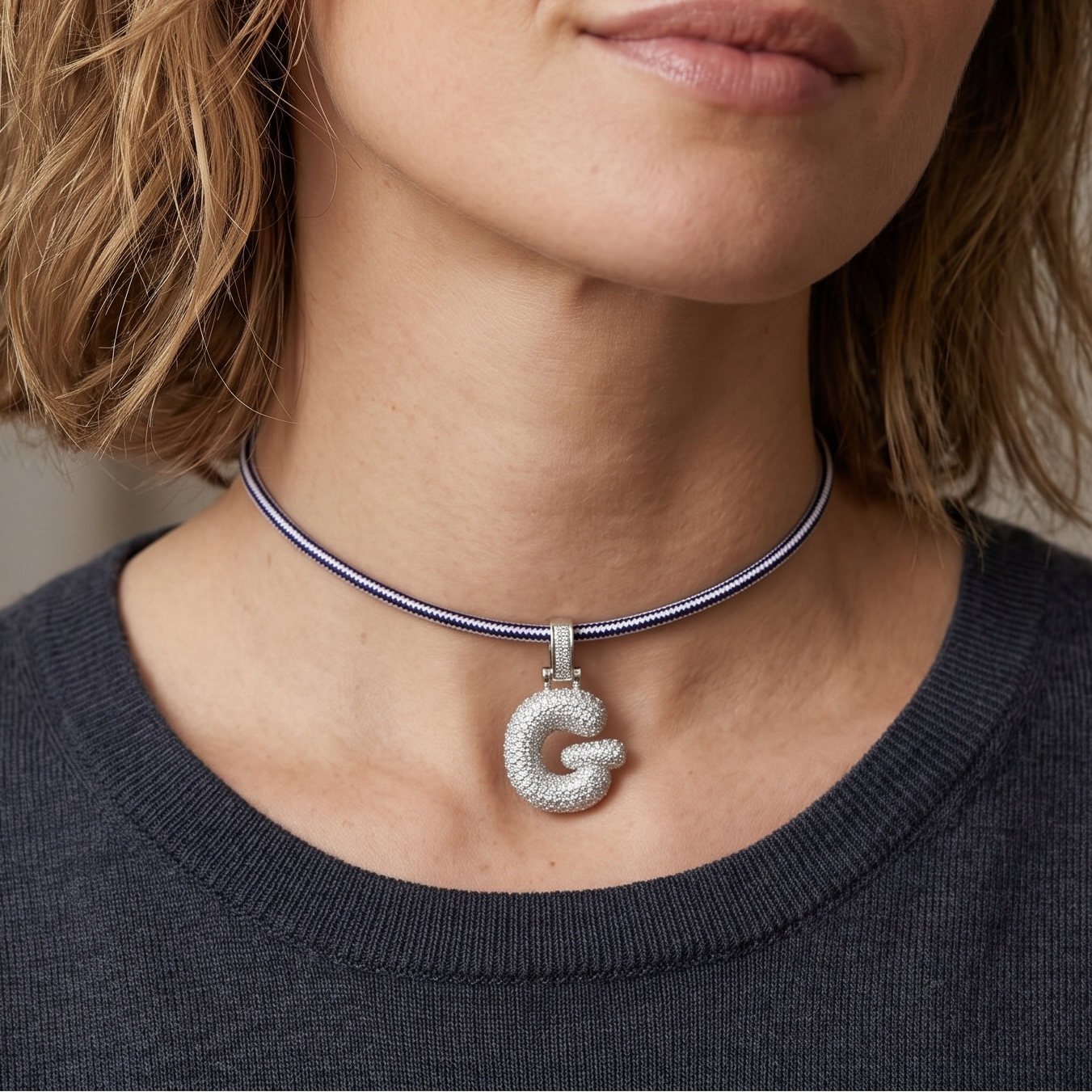 Collana MAGNETICA regolabile con PENDENTE  a scelta