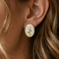 GRACE TULIP ~ Set Anello e orecchini fiore vintage in ACCIAIO INOSSIDABILE 316L