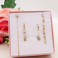 DEGRADE' COLOURS SET - ACCIAIO INOSSIDABILE - 6 Orecchini pendenti in cubic zirconia