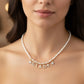 CHOKER Perle Con Nome personalizzabile in Acciaio Inox
