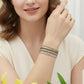 ALICIA NEW COLOURS ~ Bracciale tennis in ACCIAIO INOSSIDABILE con Cubic Zirconia