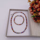 JULIANNE rainbow set - ACCIAIO INOSSIDABILE- set choker e bracciale tennis in cubic zirconia