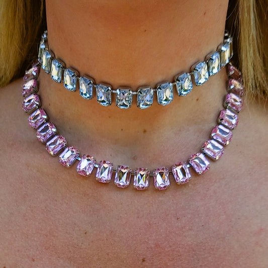 MARGOT choker con pietre sfaccettate - LUCE COLLECTION