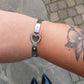 LOCKED LOVE ~ Acciaio Inossidabile - SET Bracciale lucchetto e collana