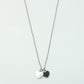 VANESSA ~ STAINLESS STEEL DOUBLE HEART pendant necklace